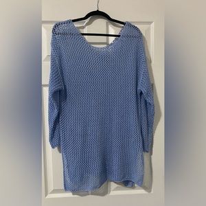Beach cover up with slits on sides